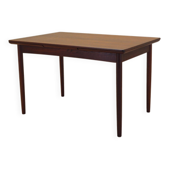 Teak table, Danish design, 1970s, production: Denmark