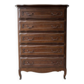 Commode semainier authentique marron