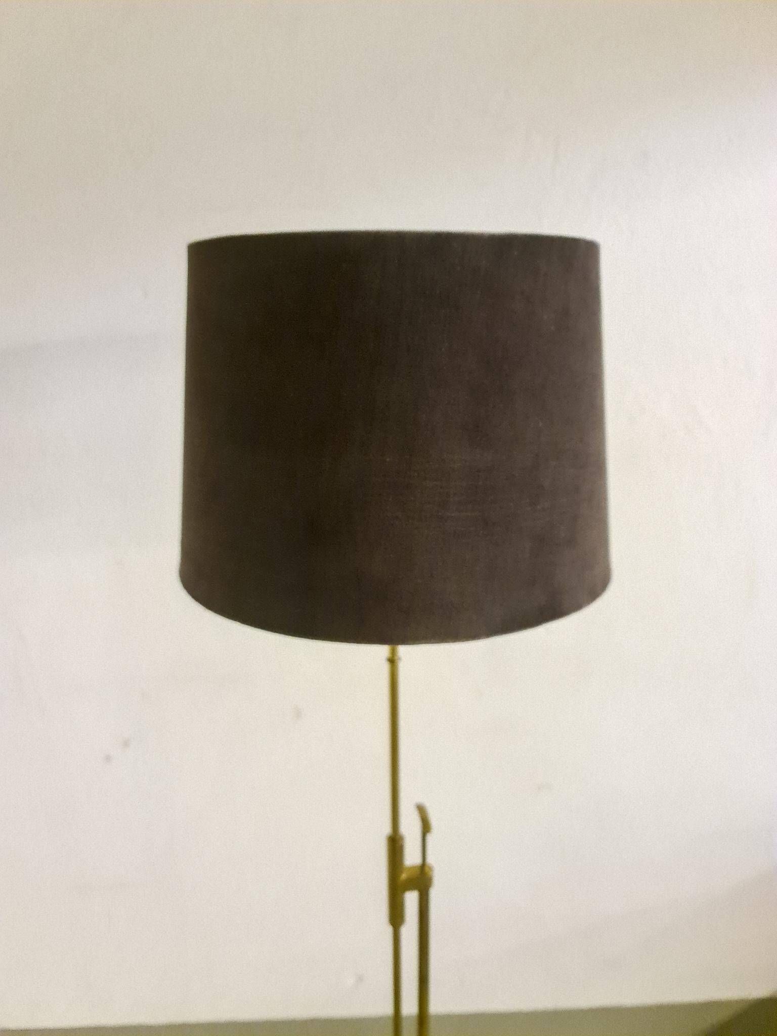 Mid-century brass floor lamp by Falkenbergs Belysning, Sweden, 1960s.