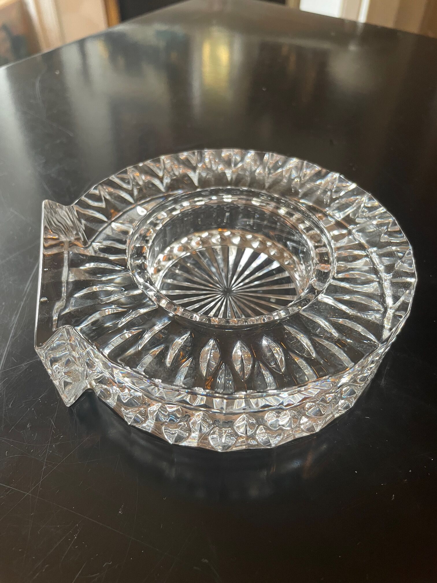 Crystal ashtray