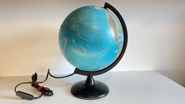 Luminous globe made in italy vintage