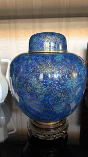 very beautiful cloisonné vase