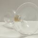 Transparent and Murano Glass Pitcher Vase by La Murrina with Gold Leaf, Ita