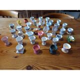 Set of 38 egg cups