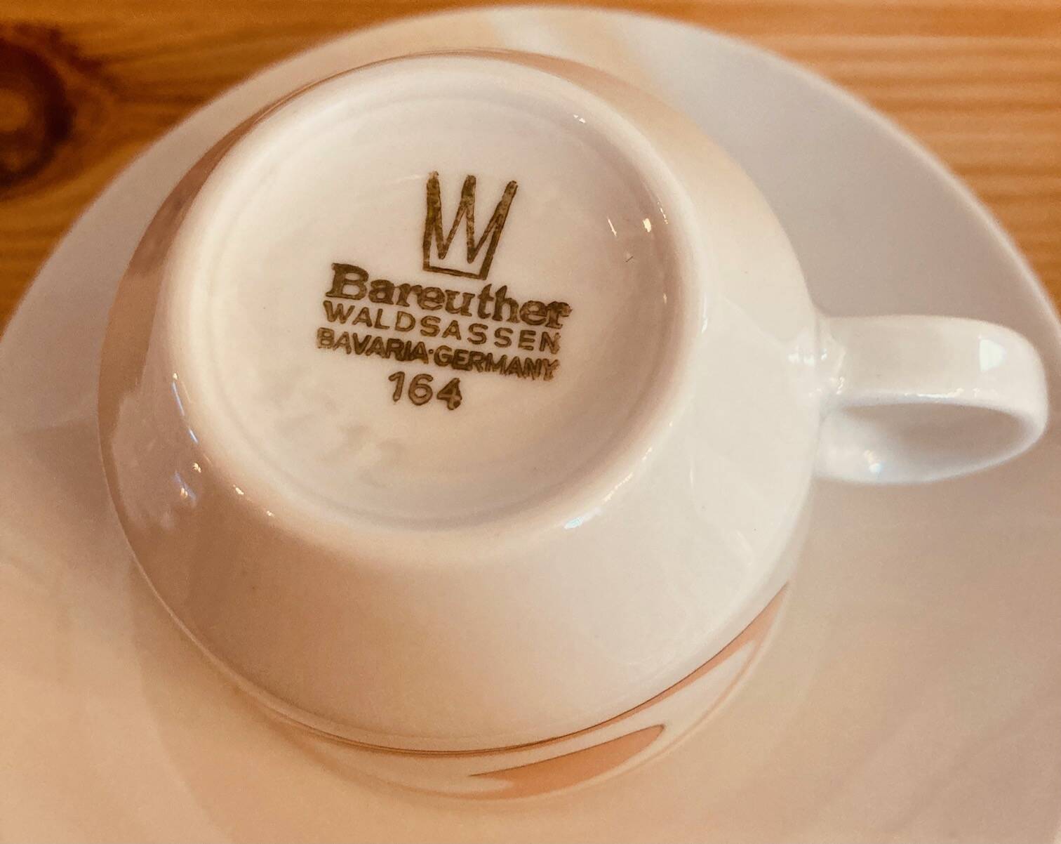 Vintage 1970s porcelain coffee service bareuther bavaria