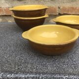 Set of sandstone bowls