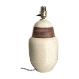 Cracked ceramic lamp foot