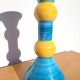 Portugal ceramic diabolo candle holder