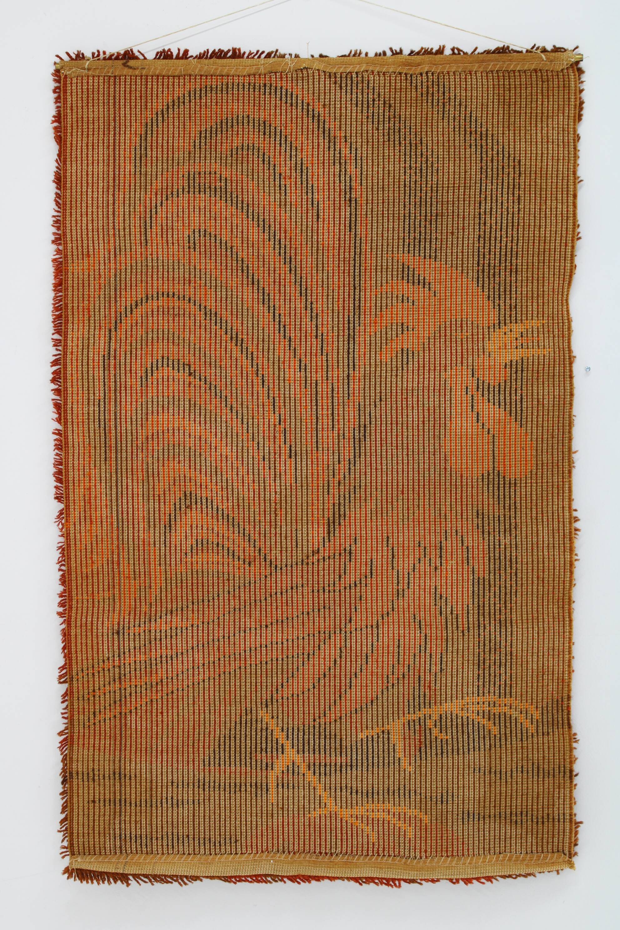 1970s Small Danish Wool Rug or Tapestry