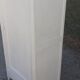 Armoire parisienne 1 porte 3 étagères blanc