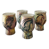Gobelets vintages céramique
