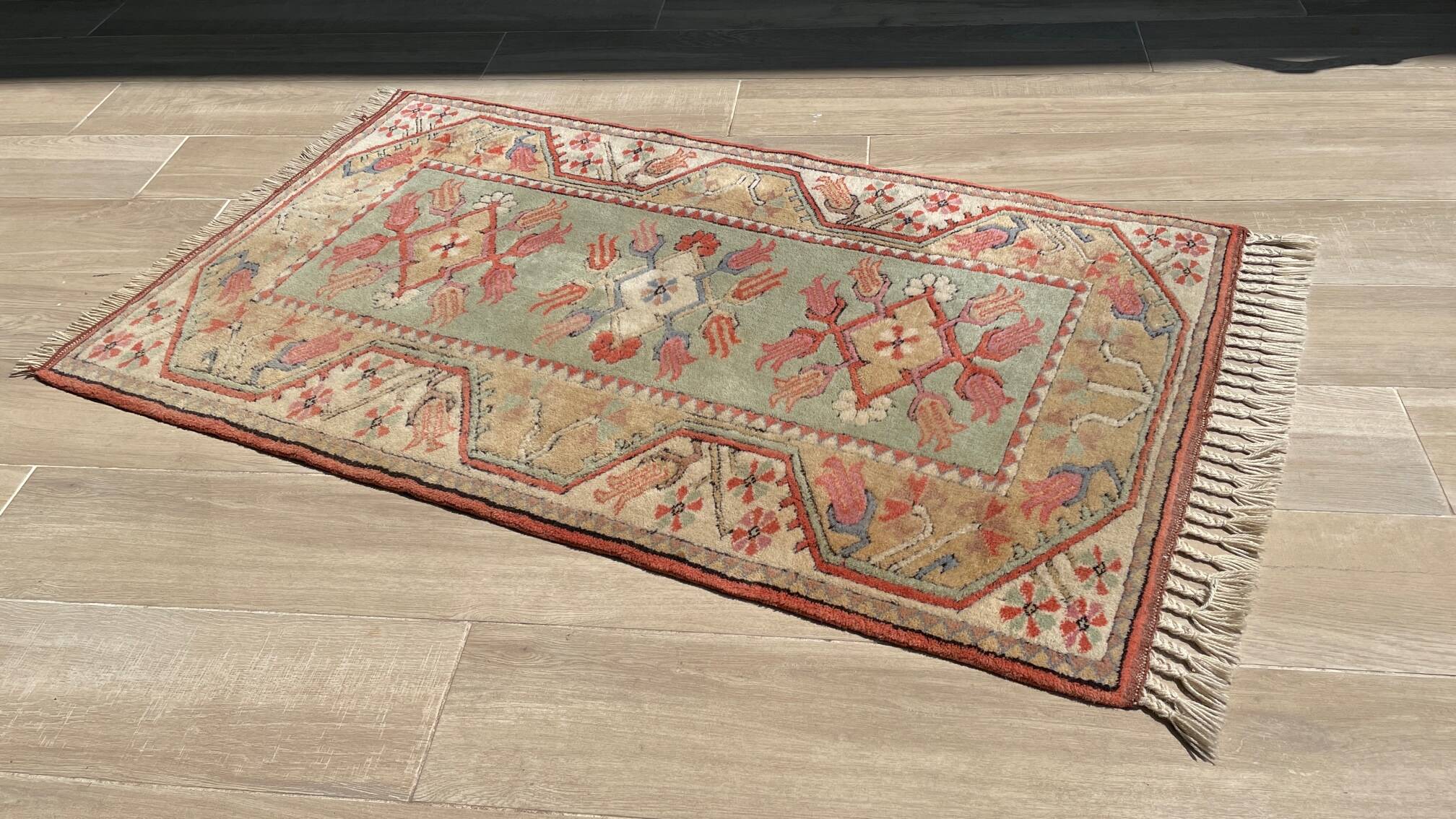 Milas oriental rug inspired by art deco