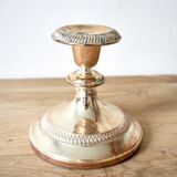 Silver candle holder