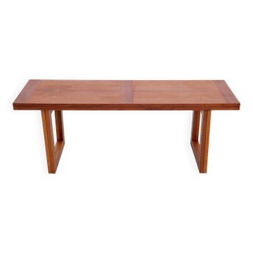 Scandinavian teak folding coffee table