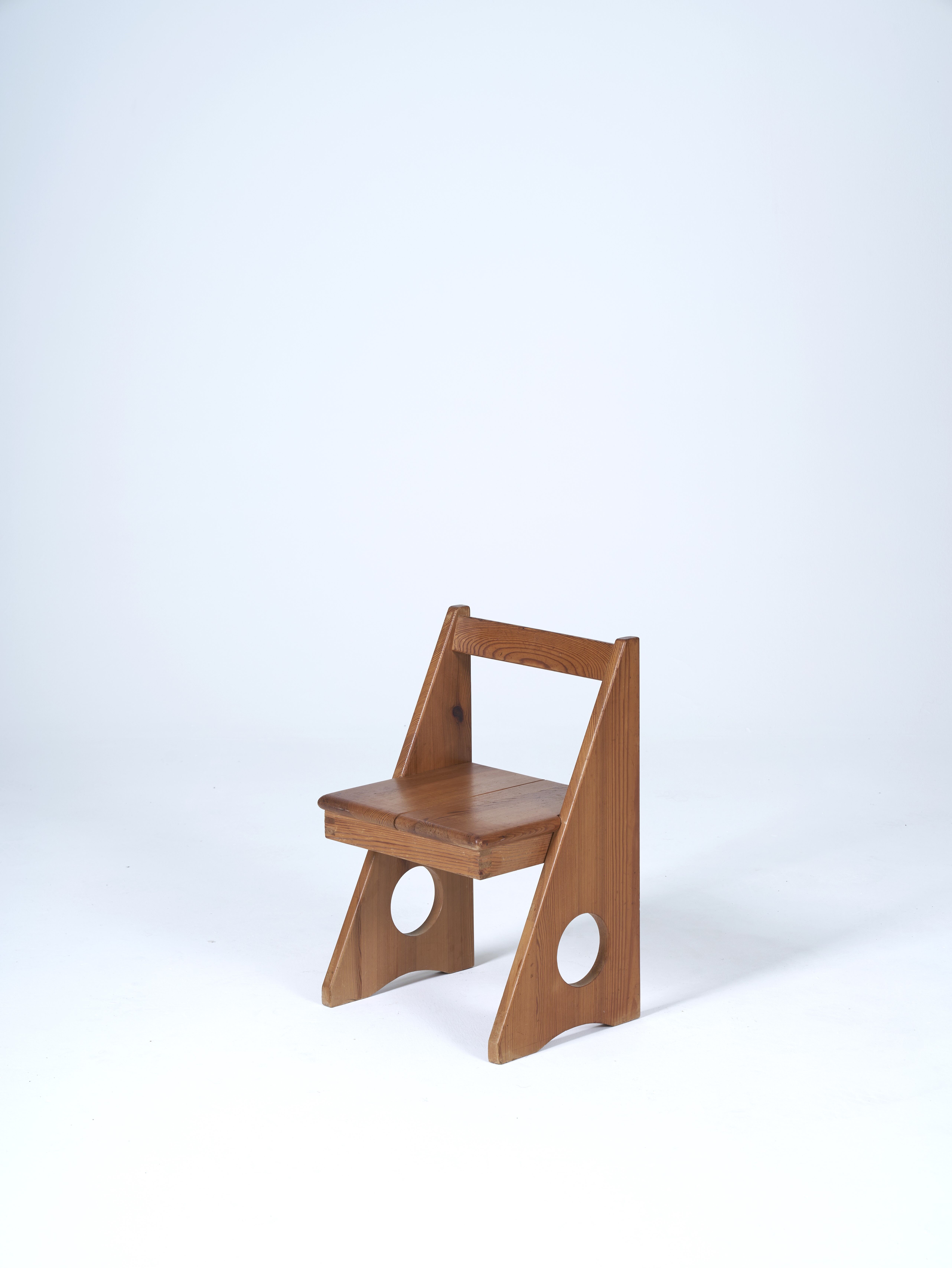 Pine stool Gilbert Marklund 1960s