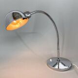 1960's Chrome Adjustable Table Lamp, Italy