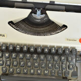 Typewriter AEG Olympia Traveler S, Germany 70s