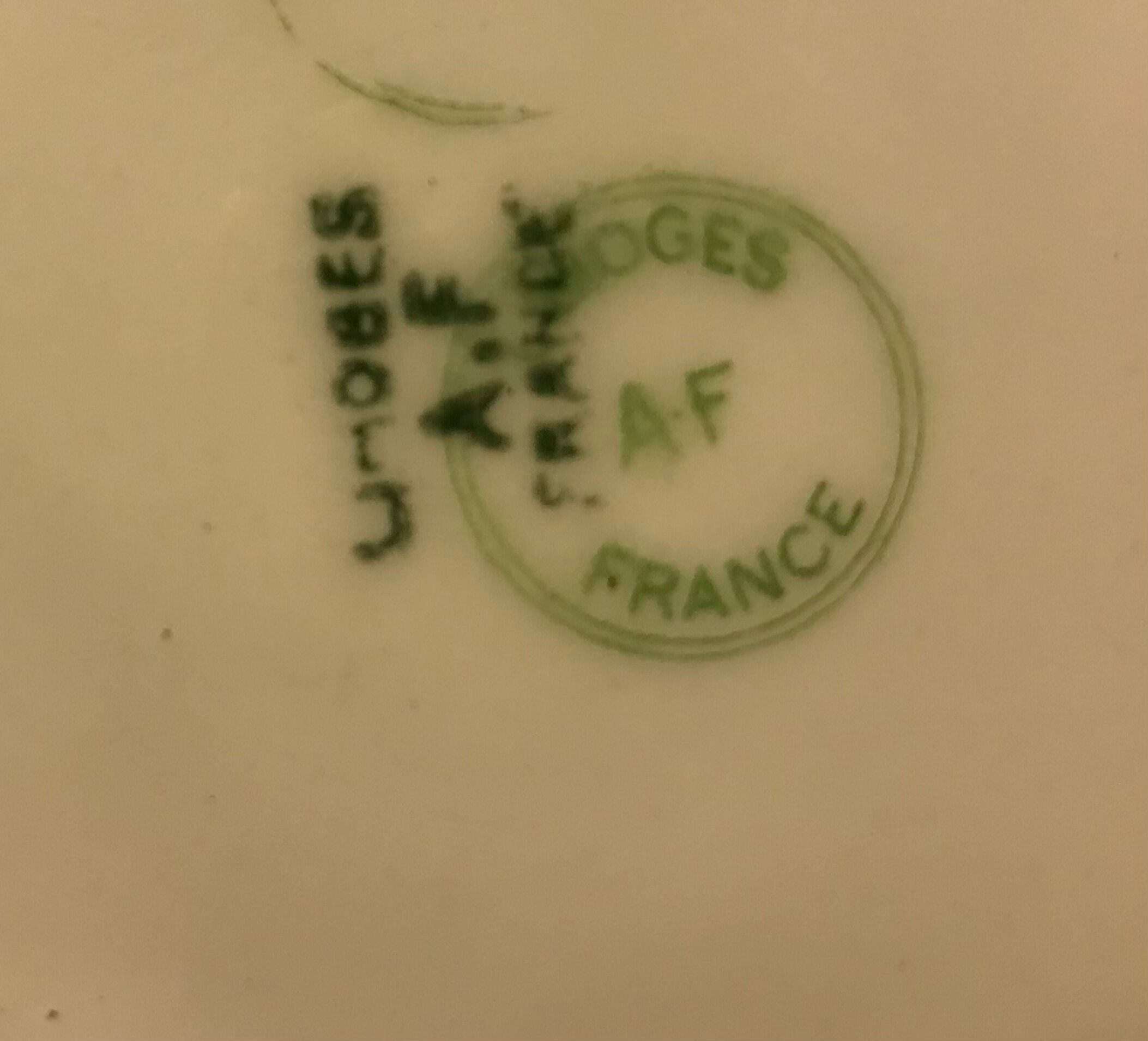 Limoges porcelain table service André François