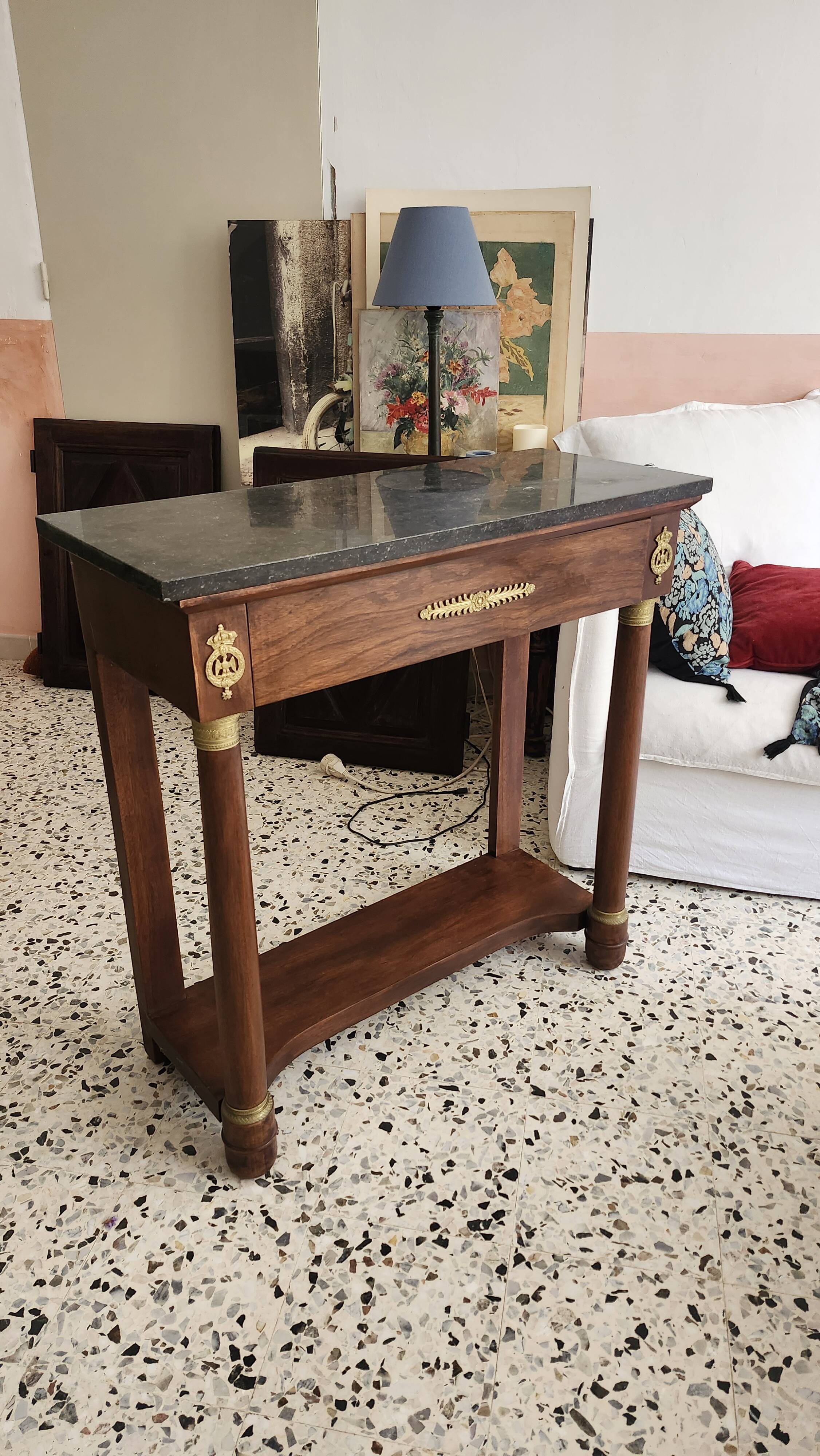 Small Empire style console