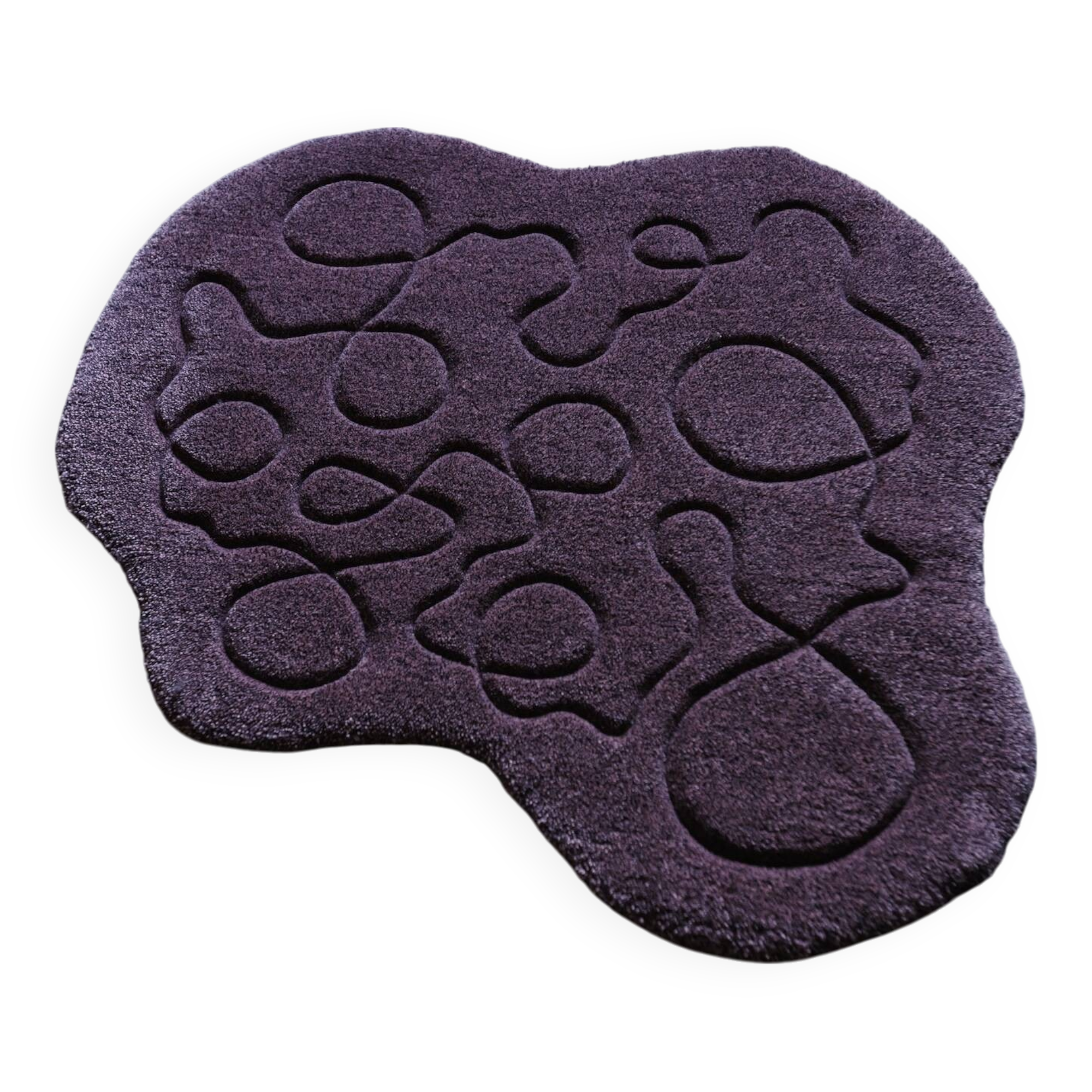 Tapis tufté à la main « Ciapek Art » en rose