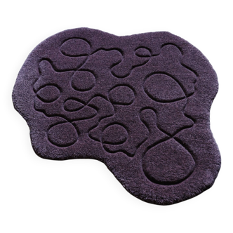 Tapis tufté à la main « Ciapek Art » en rose