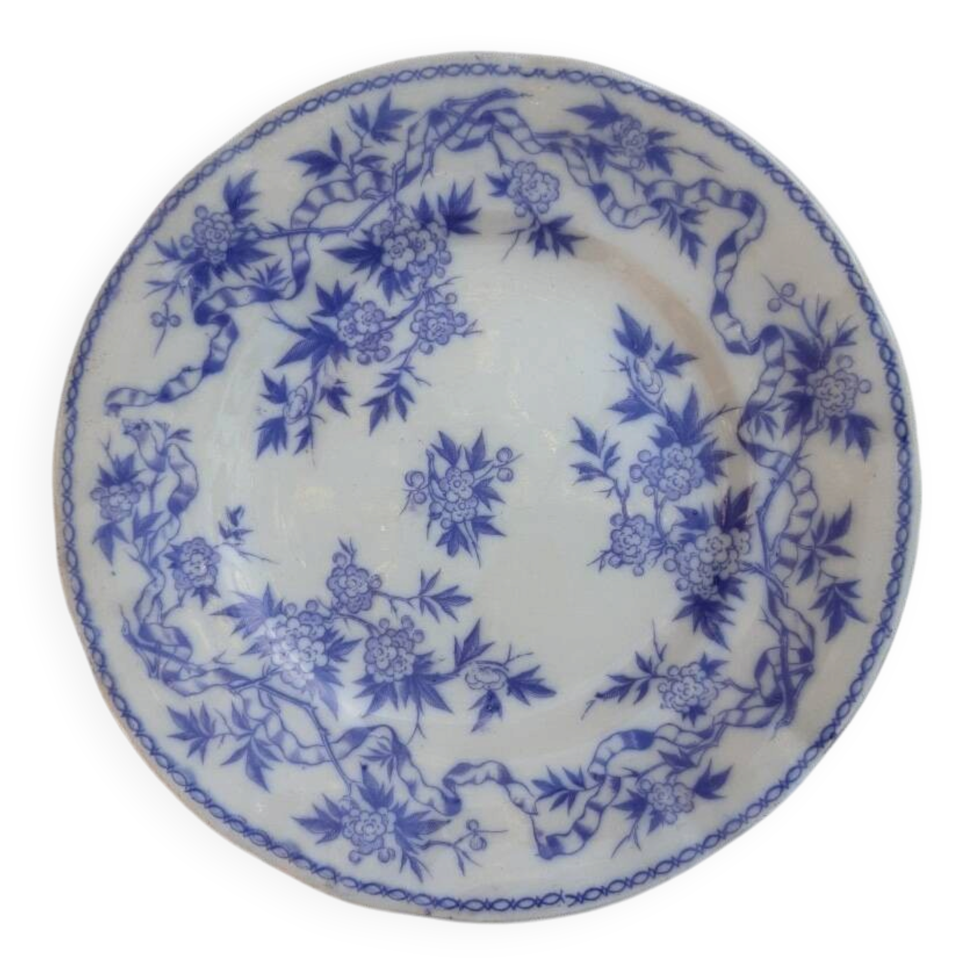 dessert plate Sarreguemines "thorn"