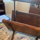 Vintage brutalist magazine rack.