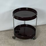 Vintage Chocolate Brown Bar Cart by Dal Vera Italy, 1960s