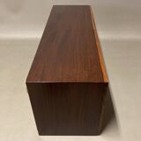 Scandinavian design rosewood hanging storage.