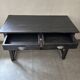 Black table with 2 drawers