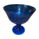 Glass cup of Biot, cobalt blue
