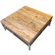 Table basse Guy Lefevre maison Jansen, laiton doré et travertin
