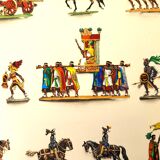 Set of 3 illuminated plates by S. Lemoine