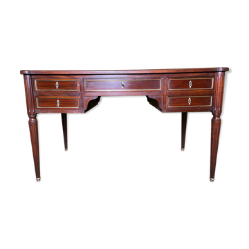 Bureau de style Louis XVI acajou restauré
