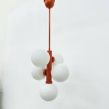 Mid-century atomic sputnik pendant lamp , 1970s