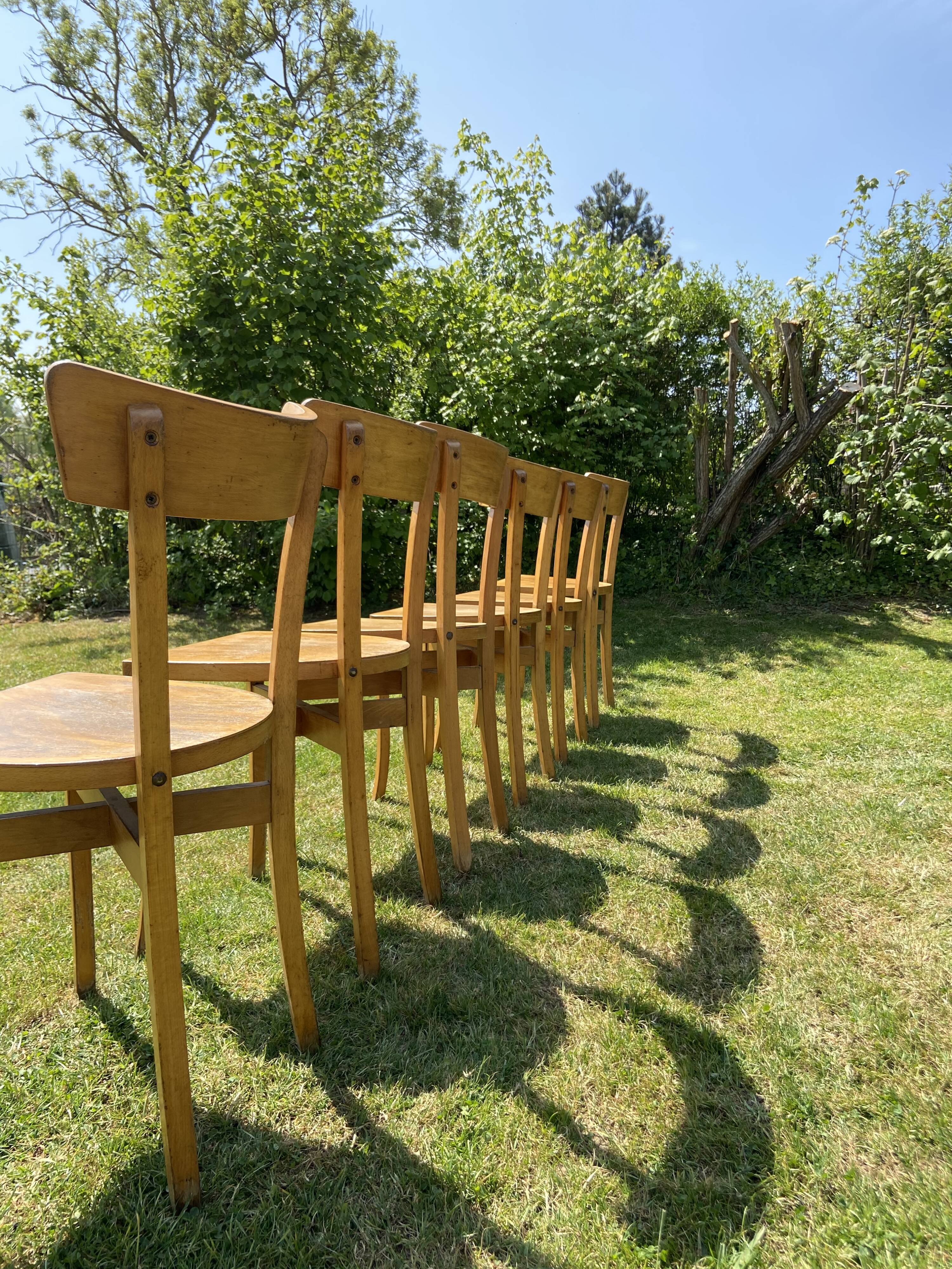 Lot de 30 chaises bistrot