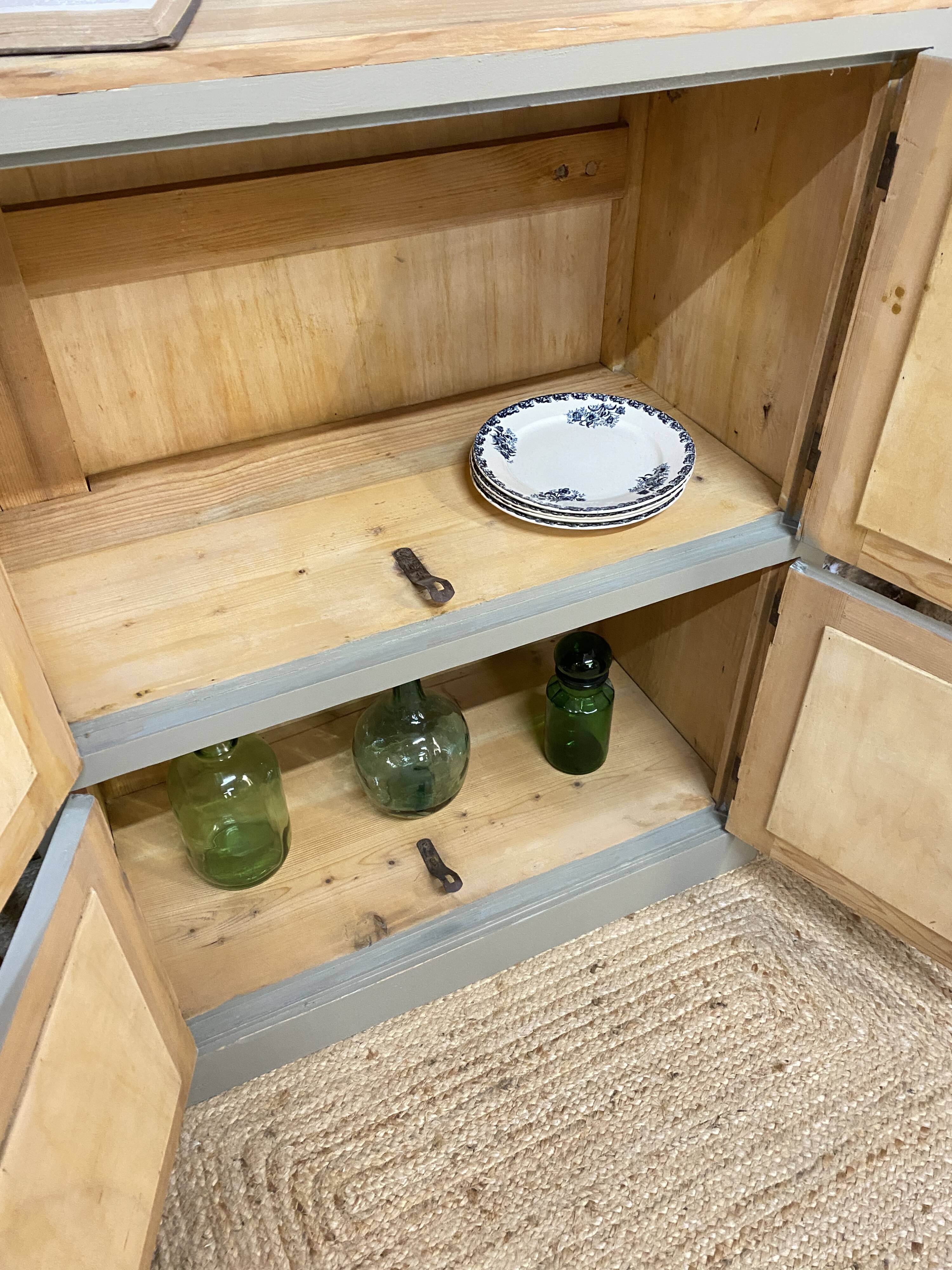 renovated antique sideboard - china cabinet