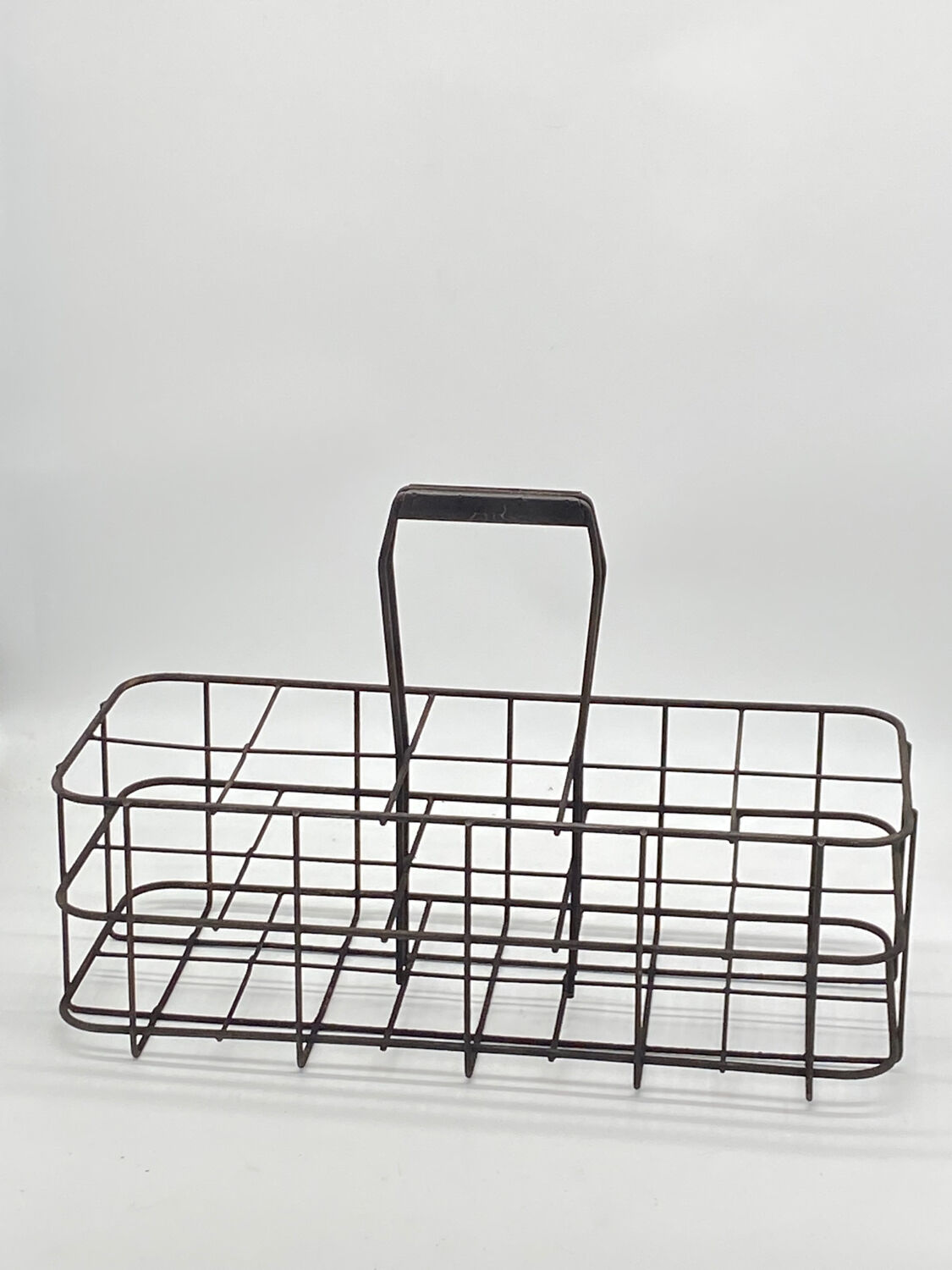 Old metal bottle rack