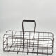 Old metal bottle rack