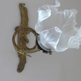 Ancient art nouveau tulip applied