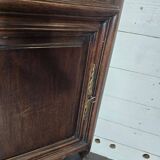 Pair of oak corner cabinets
