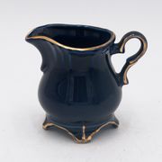 Coffee service, cobalt porcelite, Pruszków, 1960s