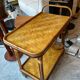 Bamboo serving trolley 1960