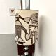 Modernist aluminum floor lamp