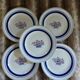 5 assiettes à dessert anciennes Digoin et Sarreguemines