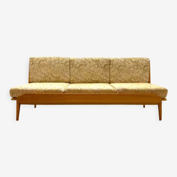 Sofa bed frène interier prahà renovation possible, vintage czech 1960s