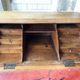 Donkey back office or slope desk, secretary to flap NINETEENTH century Louis XV style