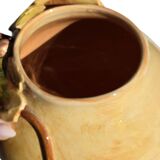 Provencal ceramic vase hand-painted in majolica