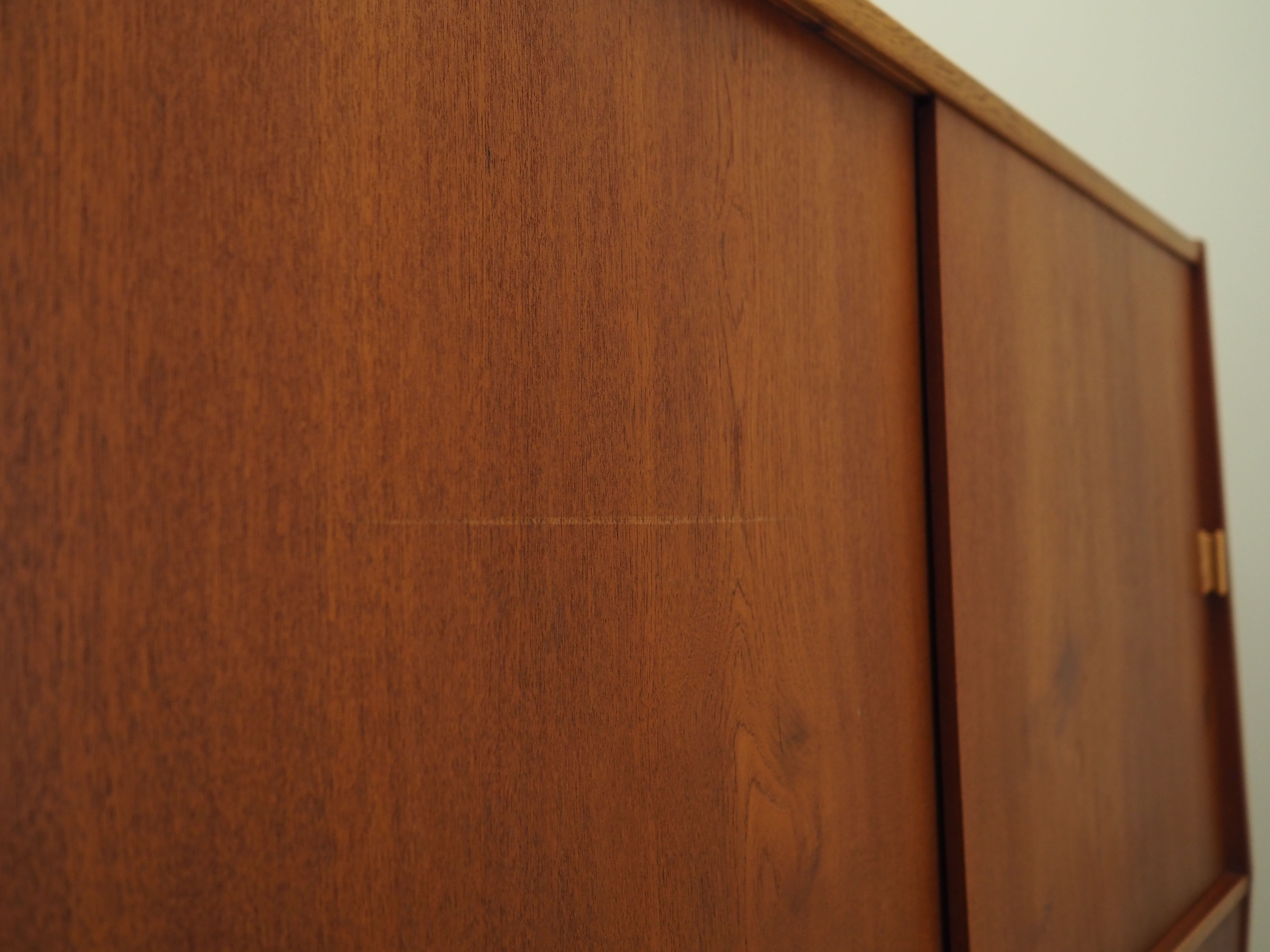 Teak highboard, Danish design, 1960s, production: Denmark