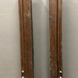 Pair of fifth columns gothic high epoch in oak